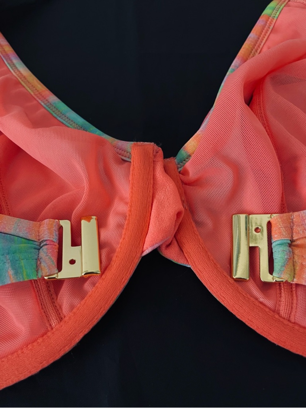 Bravissimo Vibrant Multicolor Halter Bikini Top - Size 34GG (USA) - NWT - Picture 6 of 7